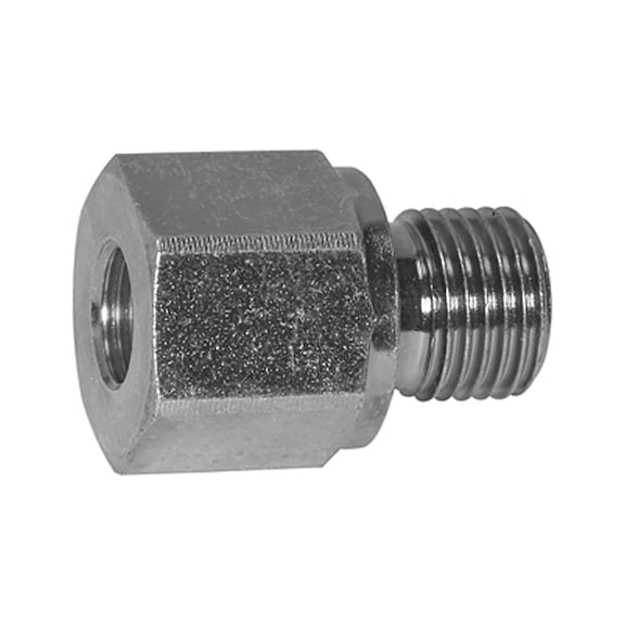 Long interchangeable reducer soft sealing galvanised steel 112268 - Connector/fitting (pneumatics, unspecified)
