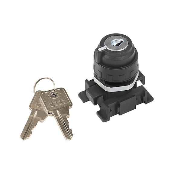 METAL WORK Lockable 2-position switch with key removal in neutral position 106455 - Pneumatics (accessories, unspecified)
