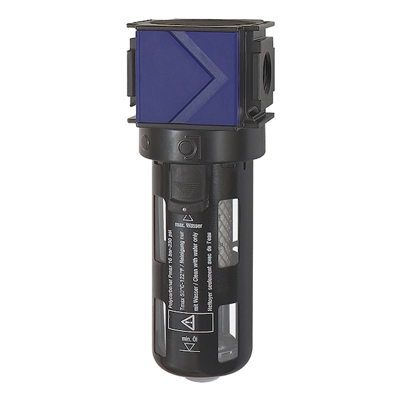 Activated carbon filter variobloc polycarbonate container and protective basket 125328 - Activated carbon filter (pneumatics)