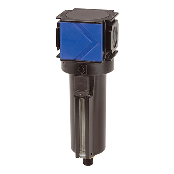variobloc filter with metal container sight glass manual drain valve 125315 - Filter combination (pneumatics)