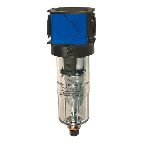Variobloc filter with polycarbonate container manual drain valve 100680 - Filter combination (pneumatics)