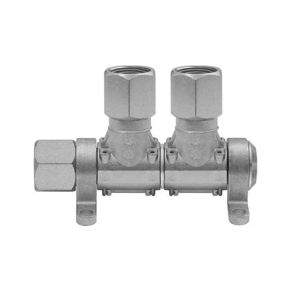 Multi-Link compressed air distributor without coupling 107389 - Manifold (pneumatics)
