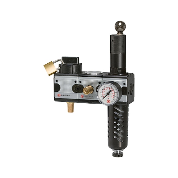 Wartungsstation SAFETY multifix Kugelhahn-Anfahrventil-Filterregler 100599 - Wartungseinheit (Pneumatik, sonstige)