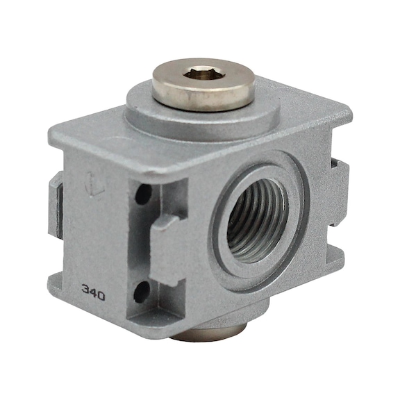 Multifix-mini distributor with 2 outlets 100402 - Manifold (pneumatics)