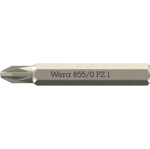 WERA PZ Bit 855/0 Micro PZ 1 x 30 mm 05058141001 - Bit for Phillips screws 855/0 Micro