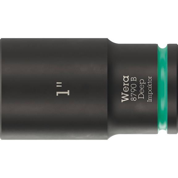 WERA Sockets 3/8 inch 8790 B Impactor Deep 1 inch 05005576001 - Socket 3/8" 8790 B Impactor Deep
