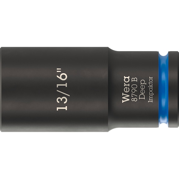 WERA Sockets 3/8 inch 8790 B Impactor Deep 13/16 inch 05005573001 - Socket 3/8" 8790 B Impactor Deep