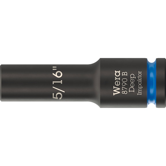 WERA Socket spanner bit 3/8 inch 8790 B Impactor Deep 5/16 inch 05005565001 - Socket 3/8" 8790 B Impactor Deep