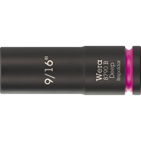 WERA Sockets 3/8 inch 8790 B Impactor Deep 9/16 inch 05005569001 - Socket 3/8" 8790 B Impactor Deep