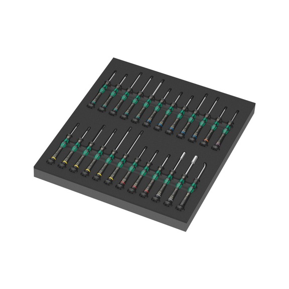 WERA Electronic screwdriver set 9715 K Micro Set 1 24 pieces 05150106001 - Screwdriver set