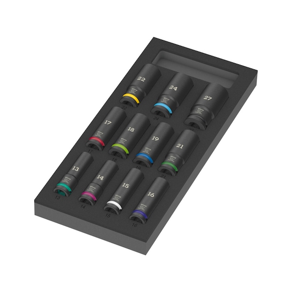 WERA Socket set 1/2 inch 9725 8790 C 11 pieces 05150115001 - 