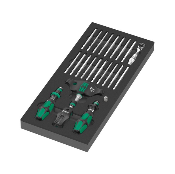 WERA Bits assortment 9752 KK Ratchet set 1 24 pieces 05150152001 - Bit set