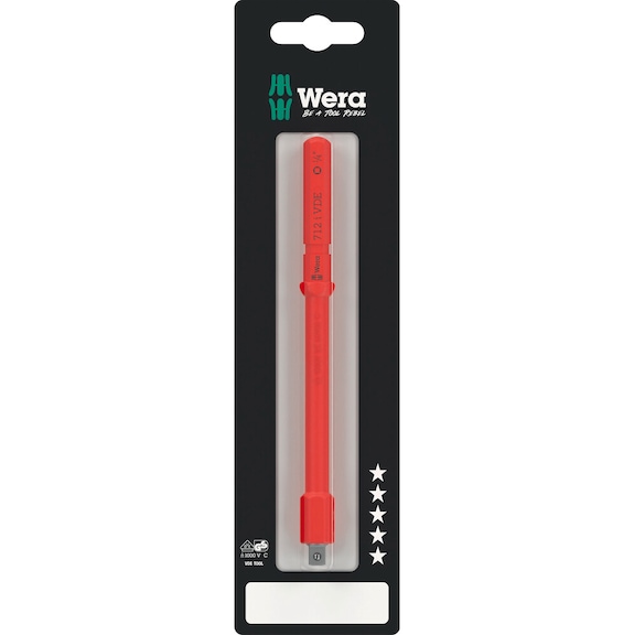 WERA VDE-insulated adapter blade 1/4 inch KK A VDE 712 i SB 05073702001 - WERA Adapter blade
