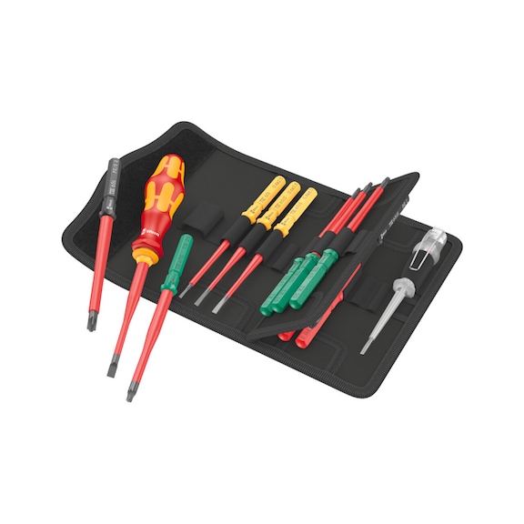 WERA VDE interchangeable blades with hand-holder KK VDE 16 extra slim 1 05006608001 - Reversible screwdriver set
