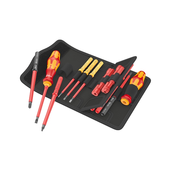WERA Screwdriver set with interchangeable blades KK VDE 18 Imperial 1 05006616001 - Reversible screwdriver set