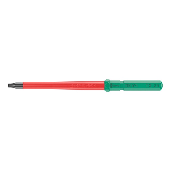 WERA Interchangeable blade for TX screws KK VDE 67 i TX 25 x 157 mm TIE 05006537001 - Interchangeable blade Kraftform Kompakt VDE 67 i TX Take it easy