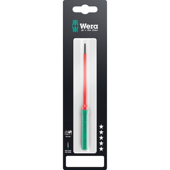 WERA Interchangeable blade for TX screws KK VDE 67 i TX 10x157 mm TIE SB 05006570001 - Interchangeable blade Kraftform Kompakt VDE 67 i TX Take it easy SB