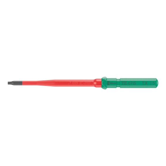WERA Interchangeable blade for TX screws KK VDE 67 iS TX 15 x 157 mm TIE 05006540001 - Interchangeable blade Kraftform Kompakt VDE 67 iS TX Take it easy