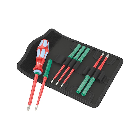 WERA VDE-insulated screwdriver set KK Stainless 8 extra slim 1 05006630001 - Screwdriver set