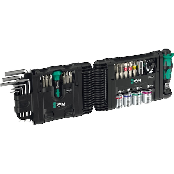 WERA Bits assortment with ratchet nuts Tool-Check Modular 50 pieces 05049025001 - Screwdriver set