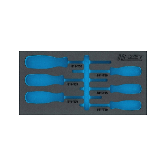 2-Komponenten Weichschaumeinlage 163-266LN - Einlage für Werkstattwagen