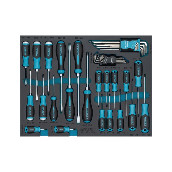 Screwdriver set 163-373/39N 39 pieces - Screwdriver set