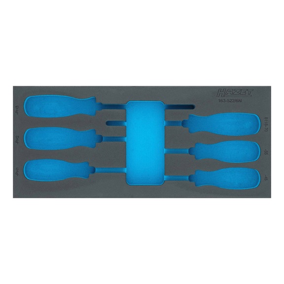 2-component soft foam insert 163-522LN - Tool assortment