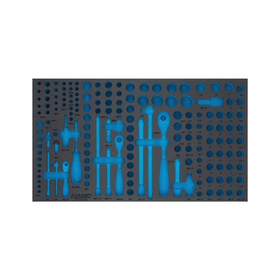2-component soft foam insert 163-549LN - Tool assortment