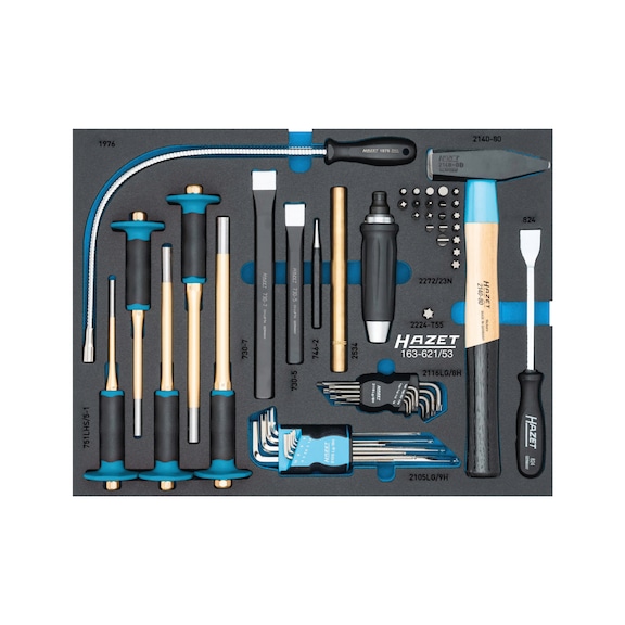 HAZET Tool set 163-621/53, 53-piece - Tool assortment