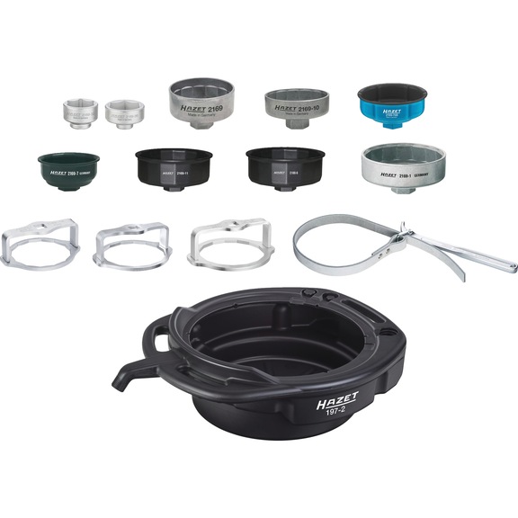 Oil filter spanner set 2169/14 14 pieces - Oil filter wrench