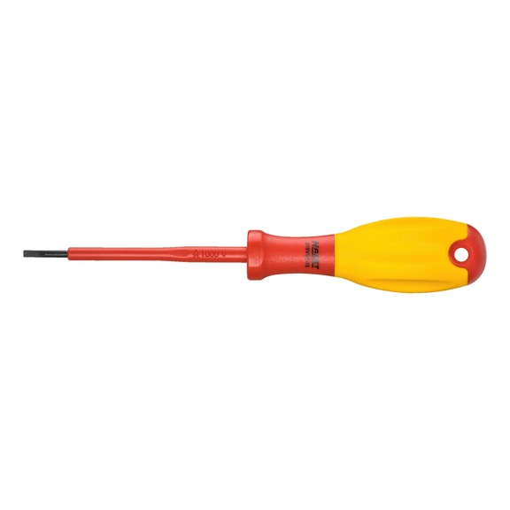 Electrician's screwdriver with protective insulation 810VDE-25 Slotted profile - Slotted screwdriver