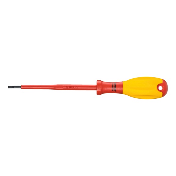 Electrician's screwdriver with protective insulation 810VDE-30 Slotted profile - Slotted screwdriver