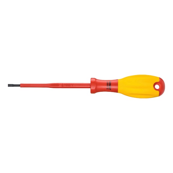 Electrician's screwdriver with protective insulation 810VDE-35 Slotted profile - Slotted screwdriver