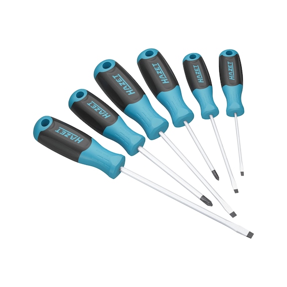 Screwdriver set 811/6 Phillips profile PH slotted profile 6-piece - Screwdriver set