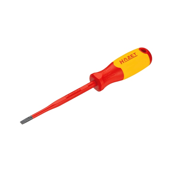 HAZET Insulated electrician's screwdriver 811KV-55, slotted 1 x 5.5 mm - Slotted screwdriver