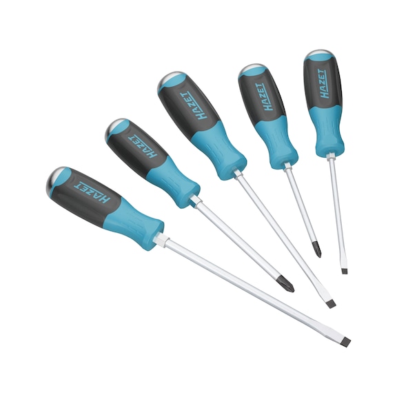 Screwdriver 811S/5 Phillips profile PH slotted profile 5-piece - Screwdriver set