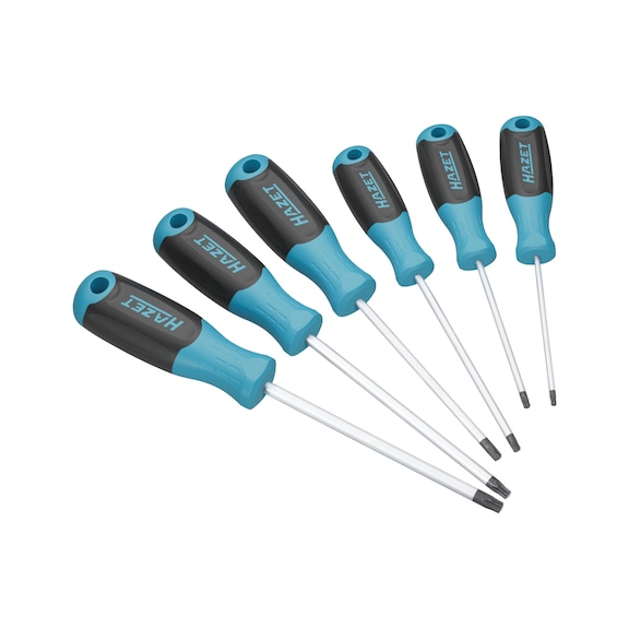 Screwdriver 811T/6 internal TX profile 6-piece T10 T15 T20 T25 T27 T30 - Screwdriver set
