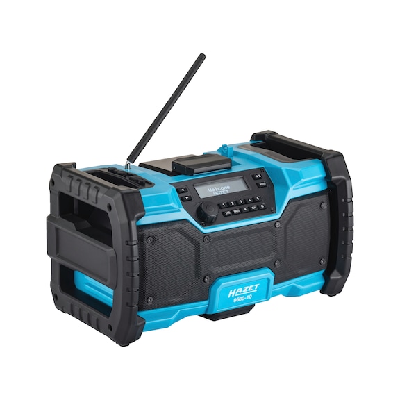 HAZET DAB Radio Bluetooth Hybrid 18 und 230 Volt 9580-10 - Elektrowerkzeug (Sonstige)