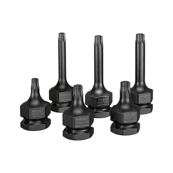 Machine screwdriver Screwdriver socket set 995S6/6 - Hexalobular socket (socket wrench)
