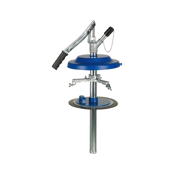 Rellenador de grasa PRESSOL para bidones de 10 kg - Mecanismo de engrase manual