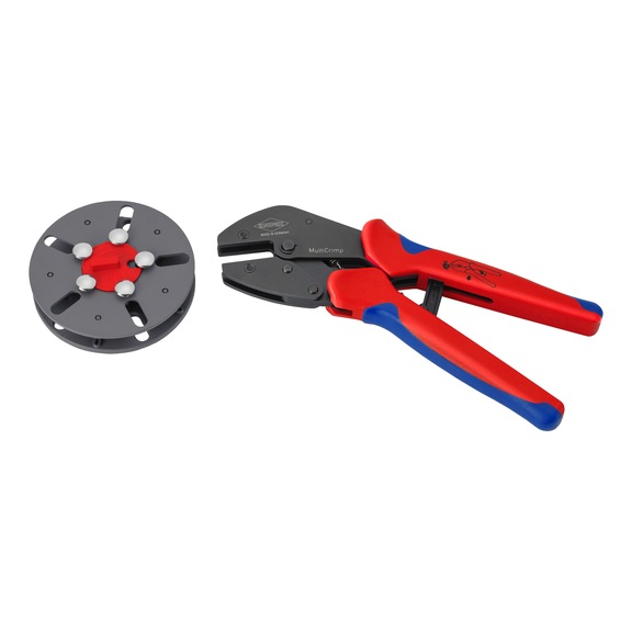 MultiCrimp(R) crimping pliers with interchangeable magazine, empty 250 mm Article 97 33 LE - Crimping pliers