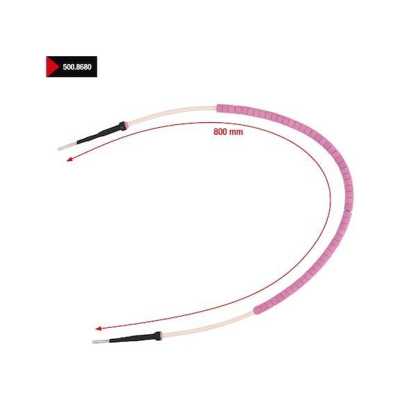 Induction coil with ceramic protection, malleable, 800 mm - Power tool accessories