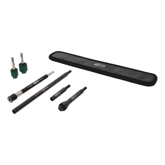 KS TOOLS Ventilsitz-Reinigungswerkzeug-Satz f&uuml;r Alufelgen, 7-teilig - Rad, Reifen (KFZ, Sonstige)