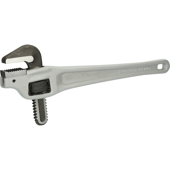 Aluminium one-hand pipe wrench, 1.1/2 inch  111.5100 - Pipe wrench
