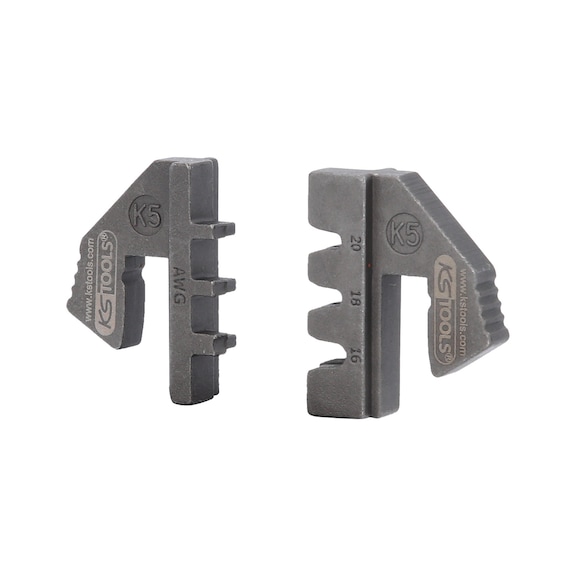 Crimping insert for DTM, D: 0.5/0.8/1.0 mm&sup2; - Crimping tool insert
