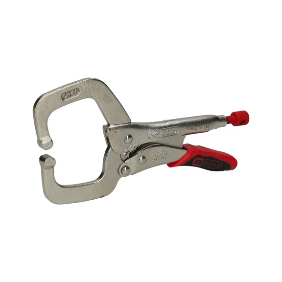 Welding clamp pliers with easy release, 165 mm - Grip pliers