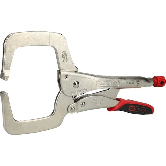 Welding clamp grip pliers with easy release, 280 mm - Grip pliers