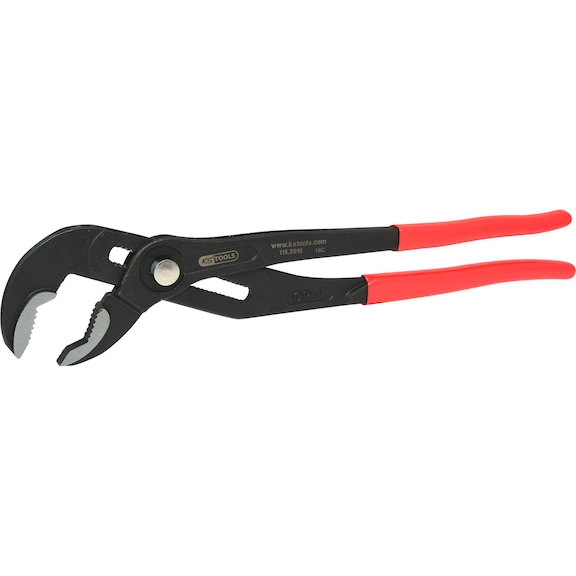 Water pump pliers with push-button adjustment, 415 mm - Water pump pliers