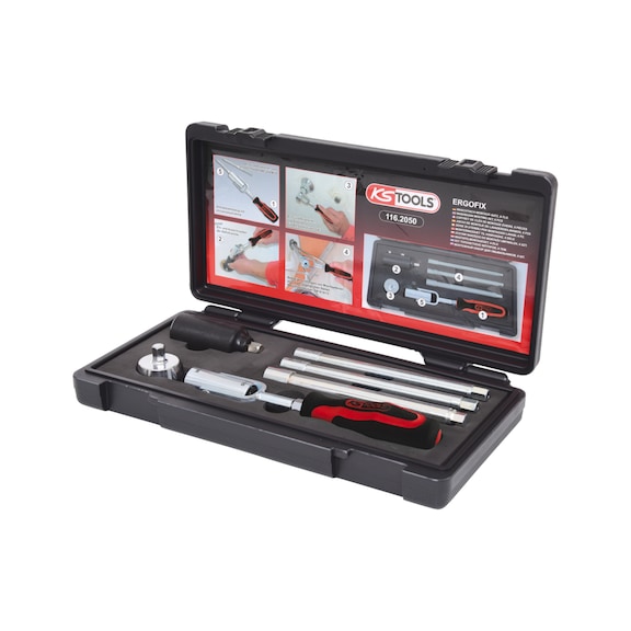 Washbasin installation set, 6-piece - General plumbing installation