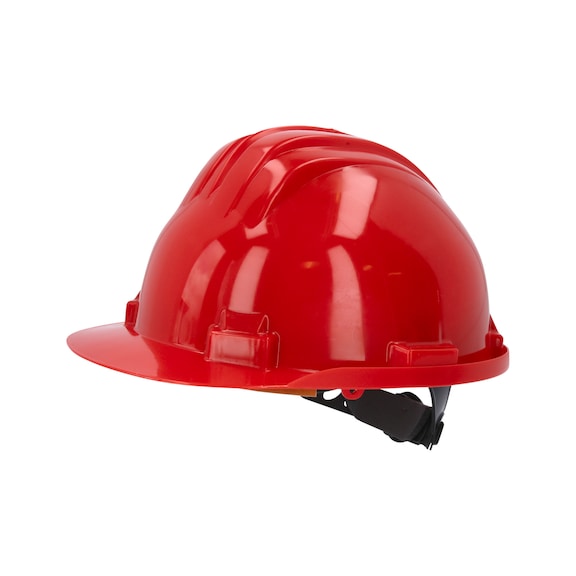 Safety helmet, removable headband, red - Safety helmet with removable headband